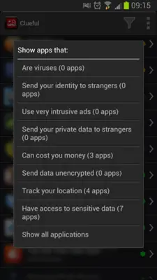 Clueful Privacy Advisor android App screenshot 2